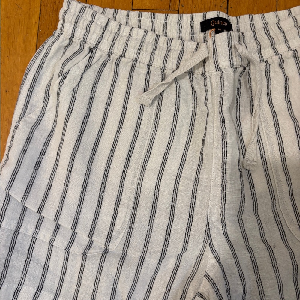 Quince Striped Women’s Drawstring Shorts - Picture 6 of 9